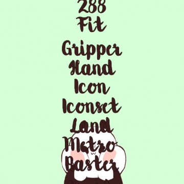 360x360 Fit Gripper Hand Icon Iconset Land Metro Raster Sport