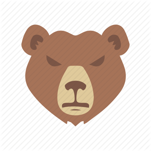 512x512 Bear, Bear Market, Grizzly Bear, Stock Market Icon