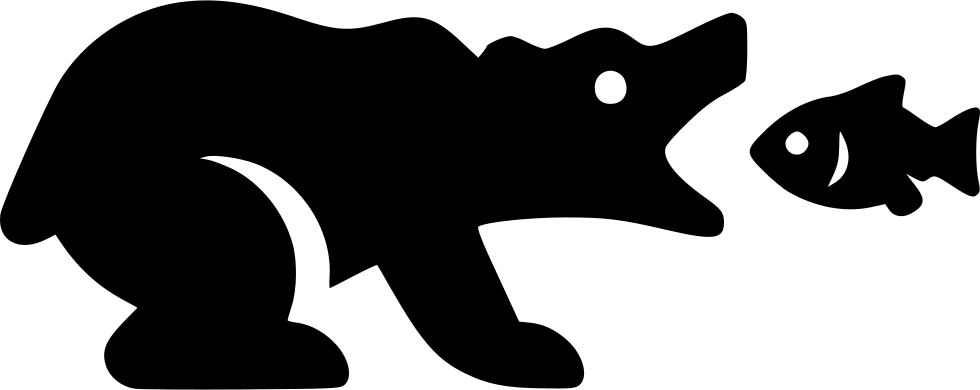 980x390 Grizzly Bear With Salmon Png Icon Free Download