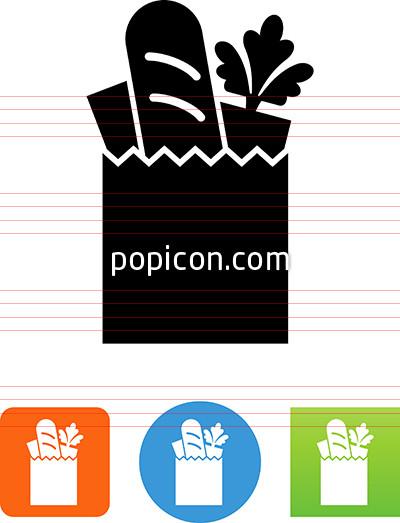 400x523 Grocery Bag Icon