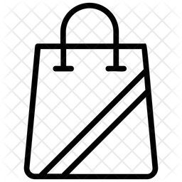 256x256 Shopping Bag Icon Of Line Style