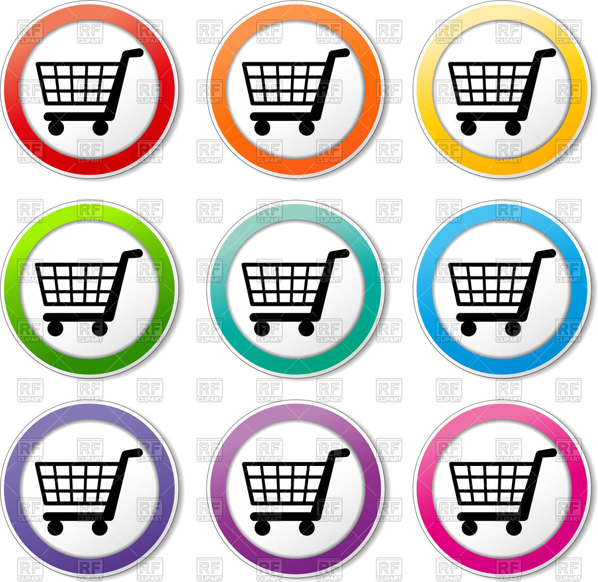 1200x1169 Shopping Cart Round Icon Vector Image Of Icons And Emblems
