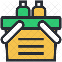 256x256 Grocery Icon Of Colored Outline Style