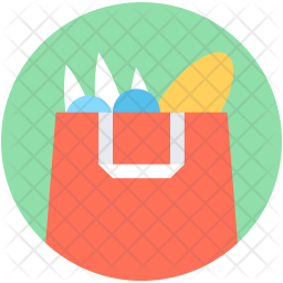 256x256 Grocery Icon Of Flat Style