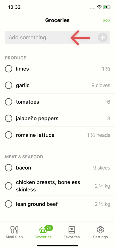 Grocery List Icon