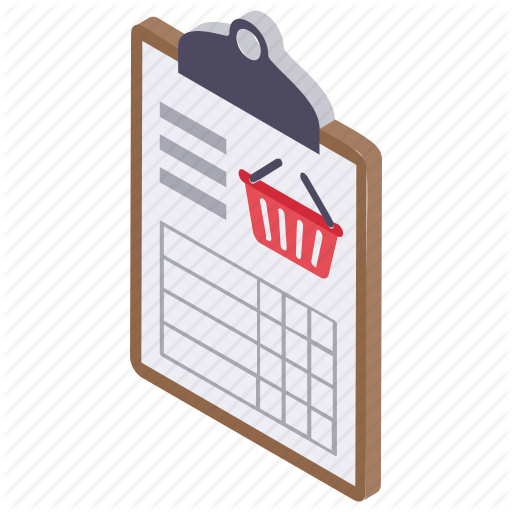 512x512 Buying List, Grocery List, List, Schedule, Shopping List Icon