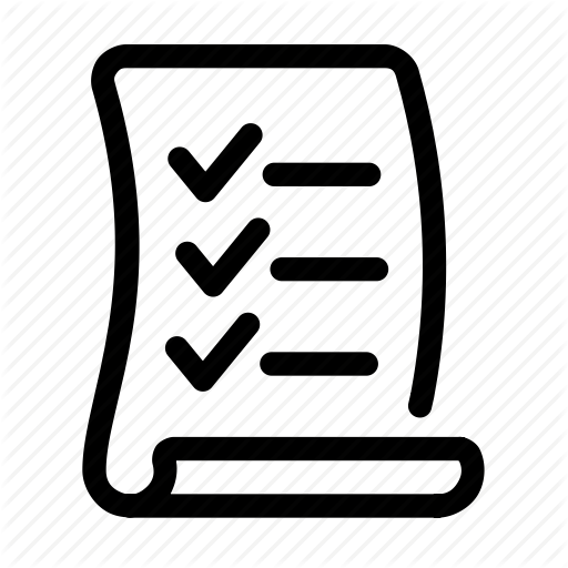 512x512 Checklist, Checkmark, Document, File, Grocery, List, Todo Icon