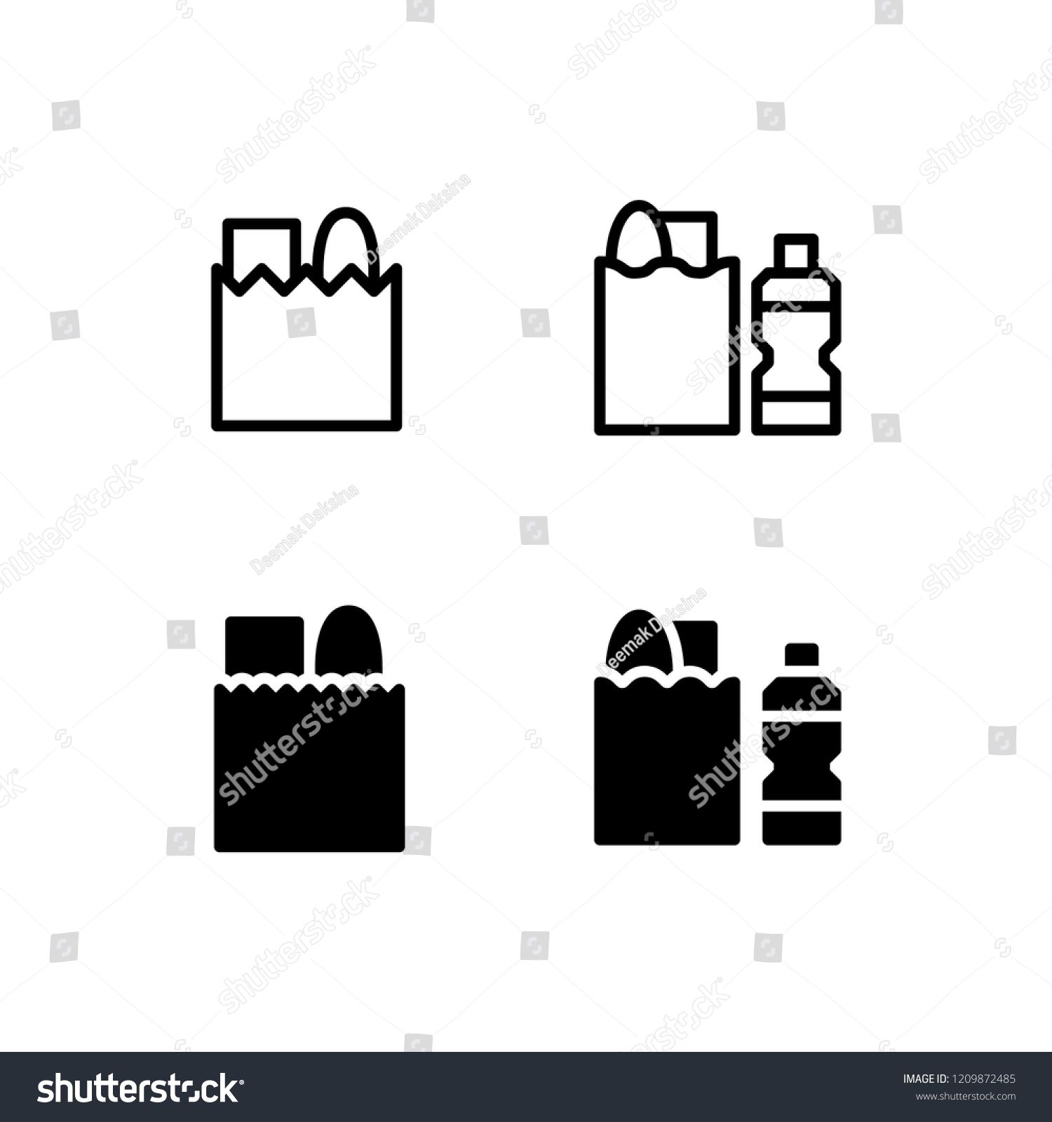 1500x1600 Grocery Icon Design Grocery, Shopping, Bag, Supermarket, Bread