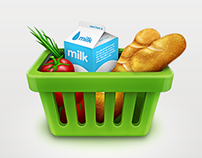 202x158 Grocery Shopping Icons Set On Behance