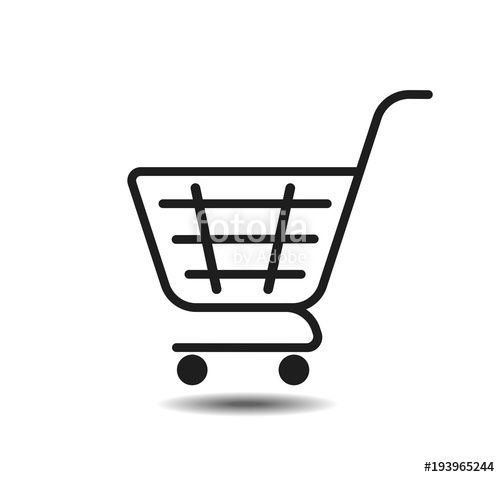 500x477 Basket Vector Icon With Shadow Fow Web Grocery Shopping, Special