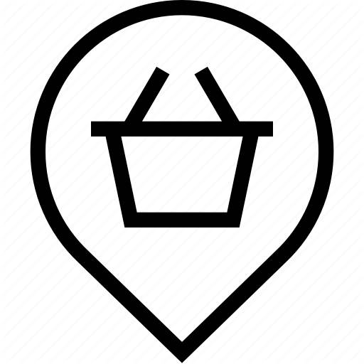 512x512 Grocery, Location, Marker, Pointer, Shop, Shopping, Store Icon