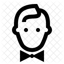 256x256 Groom Icon Of Line Style