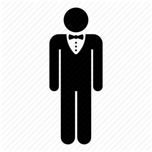 512x512 Bow Tie, Gentleman, Groom, Man, Men, Security Guard, Suit Icon