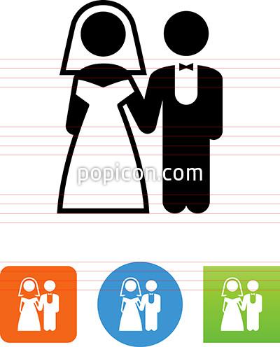 400x496 Bride And Groom Icon