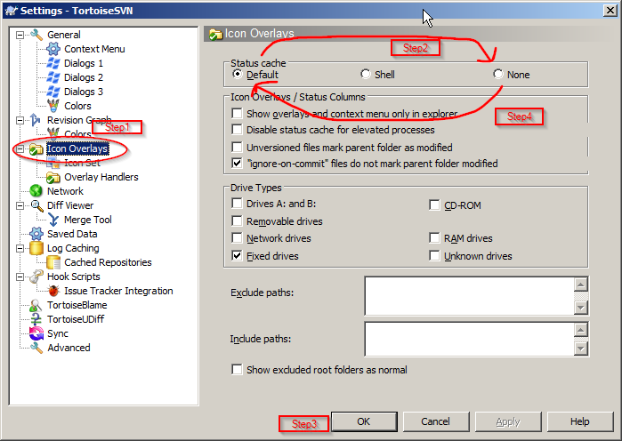 699x496 Tortoisesvn Icons Not Showing Up Under Windows