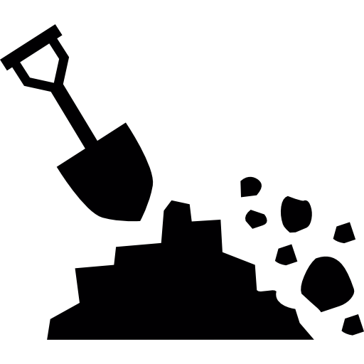 512x512 Shovel And Ground Icons Free Download