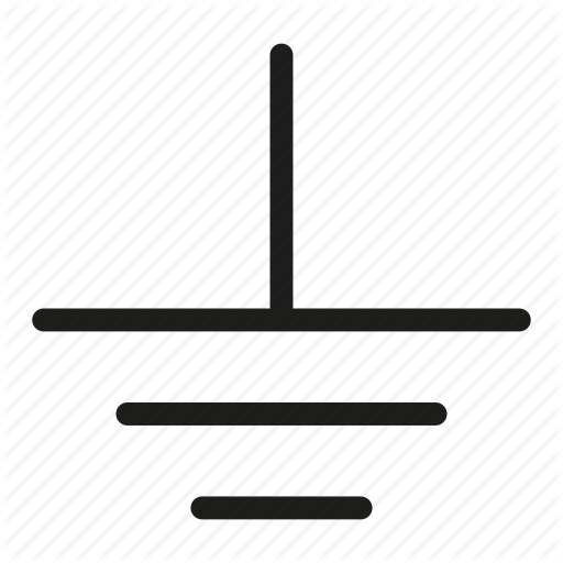 512x512 Computer, Electricity, Electronics, Gnd, Ground Icon