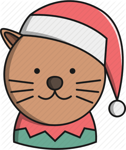 431x512 Animal, Cat, Christmas, Cute, Hat, Pet Icon
