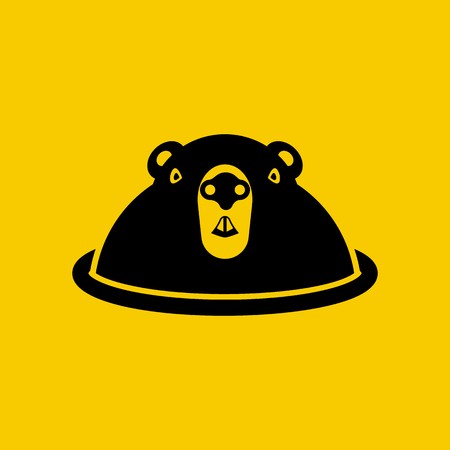 450x450 Flat Illustration Of Groundhog Day Vector Icon For Web Royalty