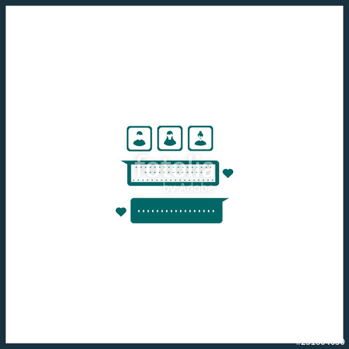 500x500 Group Chat Icon Stock Image And Royalty Free Vector