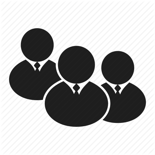 512x512 Contour, Group, Man, People, Person, Silhouette Icon