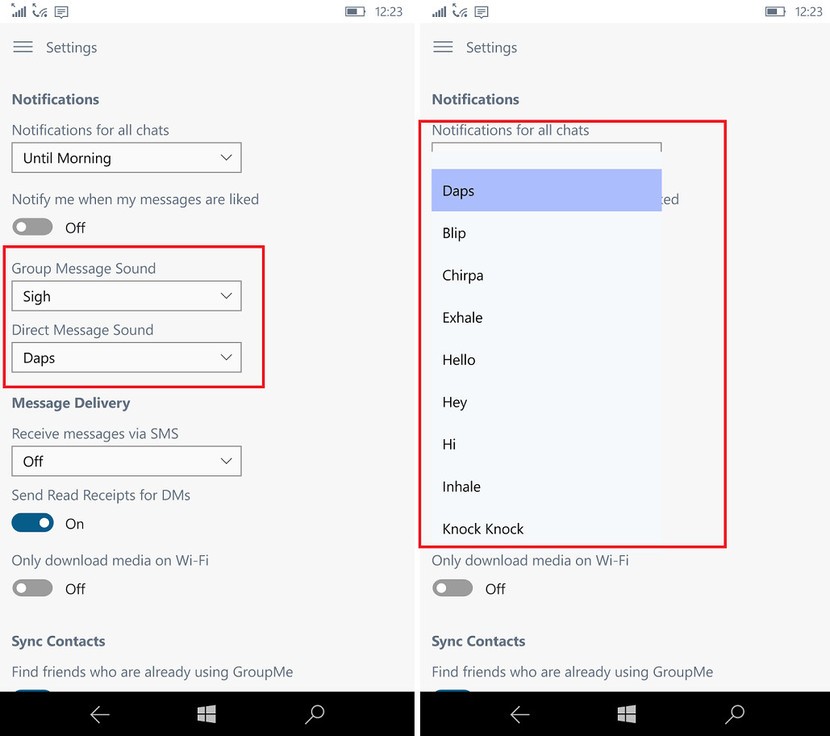 830x736 Groupme Adds Custom Notification Sounds For Group Chats, Direct