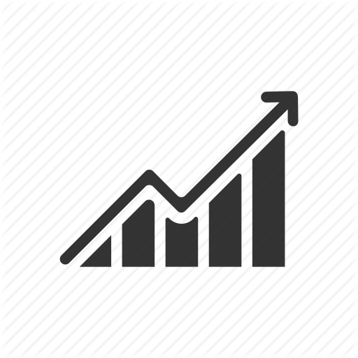 512x512 Chart, Graph, Growing Icon