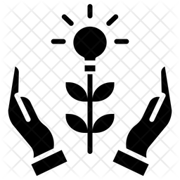 256x256 Growing Icon Of Glyph Style