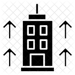 256x256 Office Grow Icon Of Glyph Style