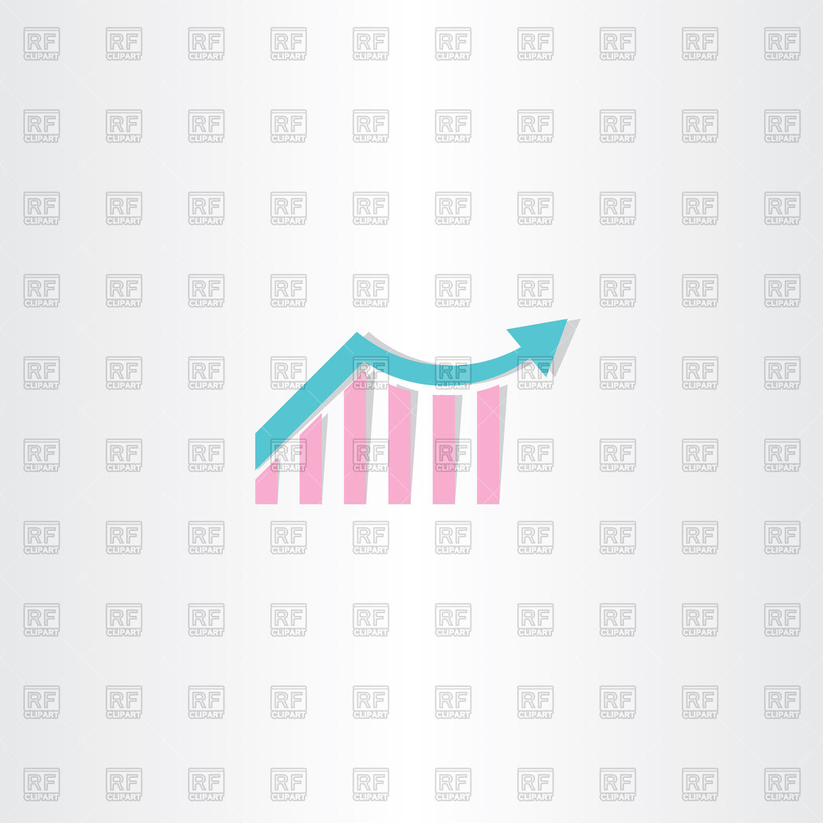 1200x1200 Arrow Growth Chart Icon Vector Image Of Business, Finance
