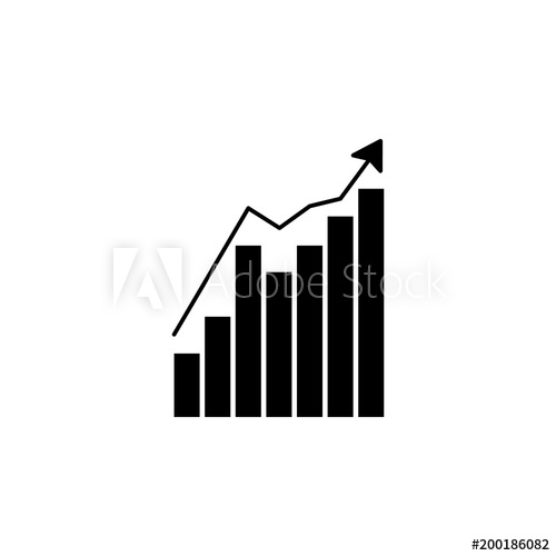 500x500 Growth Chart Icon Element Of Simple Icon For Websites, Web Design