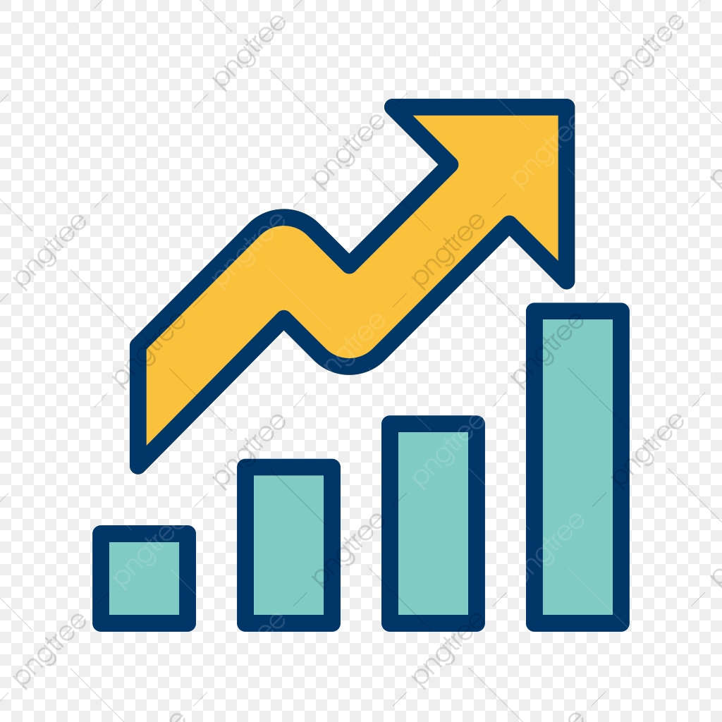 1024x1024 Growth Icon, Growth, Icon, Chart Png And Vector With Transparent