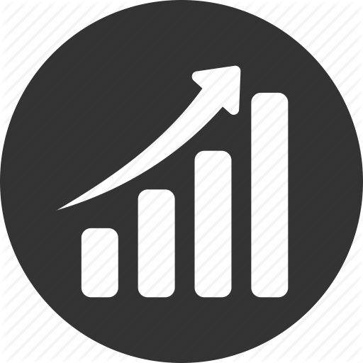 512x512 Chart, Circle, Graph, Revenue Growth Icon
