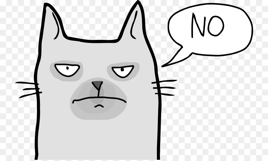 900x540 Cat Drawing Clipart