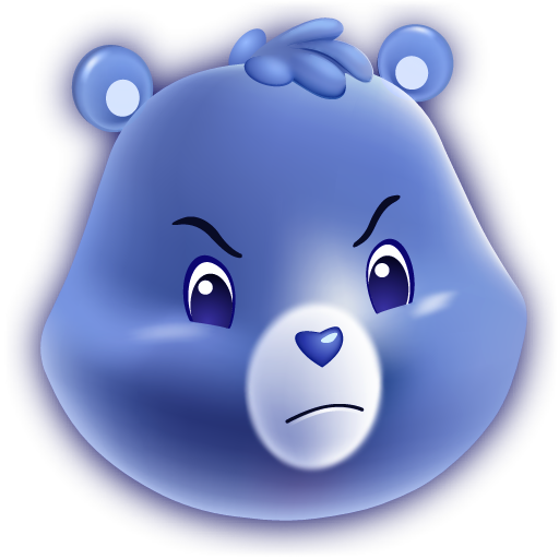 512x512 Bear, Grumpy Icon