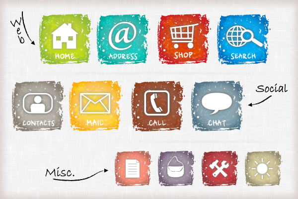 600x400 Quick Tip Create A Set Of Scalable Grunge Icons