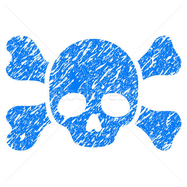 600x600 Skull And Bones Grunge Icon Vector Illustration Victor Ivlichev
