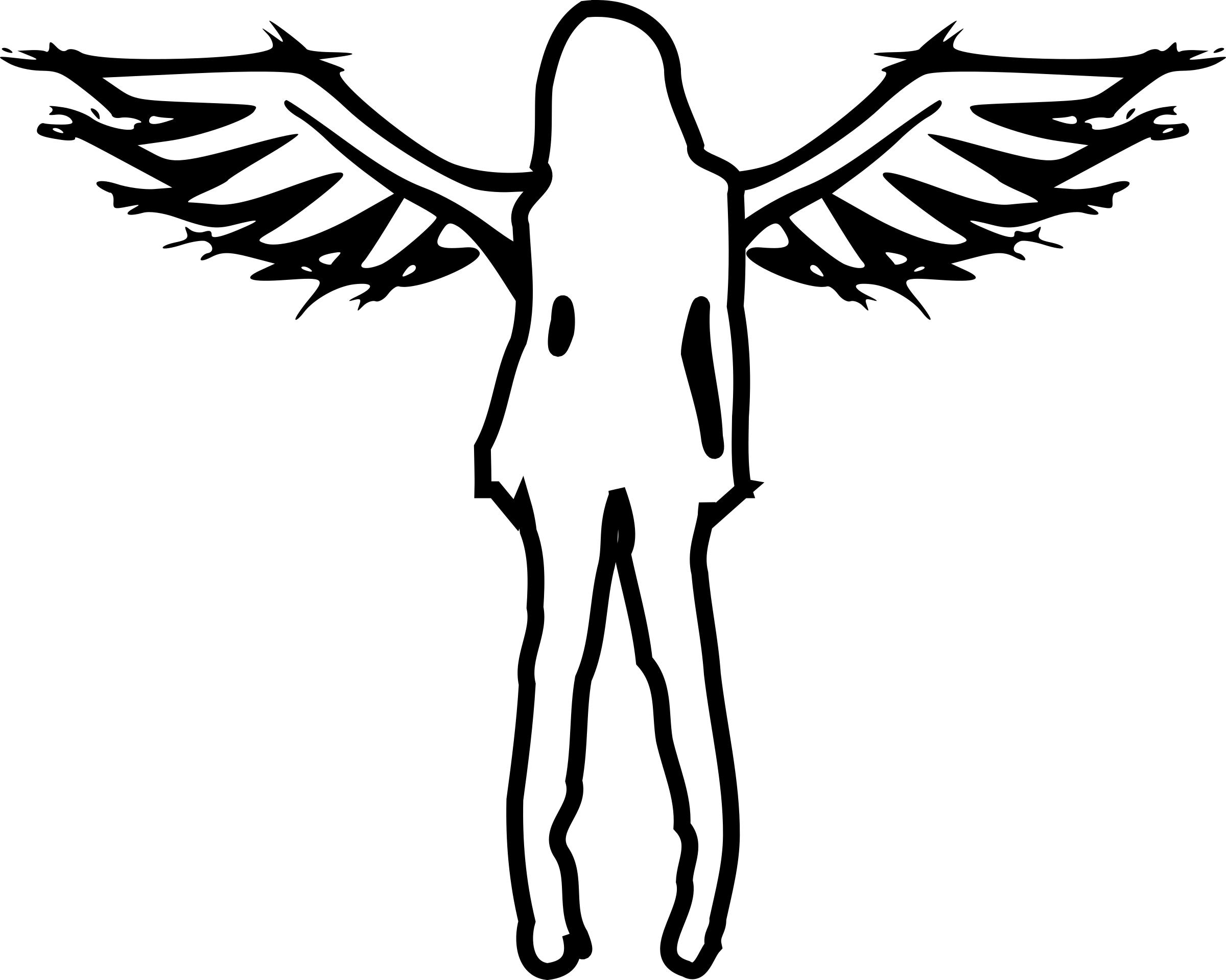 2400x1919 Angel Grunge Icons Png