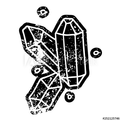 500x500 Grunge Icon Drawing Of Crystal Gems