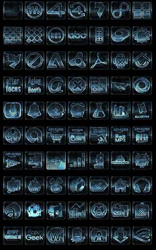 320x512 Blue Grunge Icon Pack Latest Version Apk