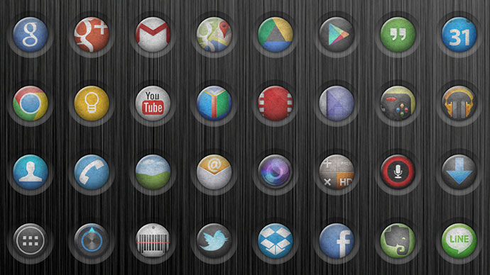 690x388 Grunge Icons Pack Android Icon