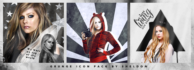 638x233 Grunge Icon Pack