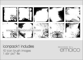 343x248 Icon Grunge Border Pack Downloading Brushes For Photoshop
