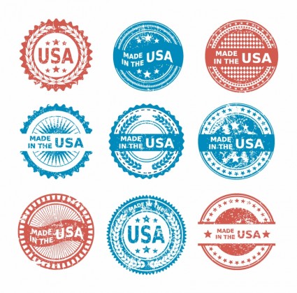 425x419 Made In The Usa Patriotic Grunge Icon Set Free Icon Packs Ui