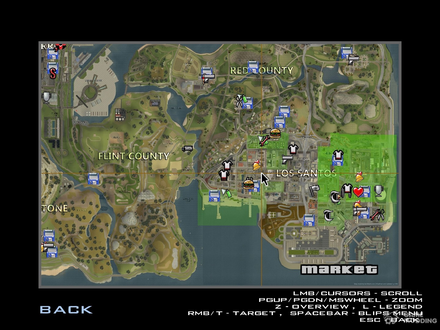 1440x1080 Hud Labels Pack For Gta San Andreas