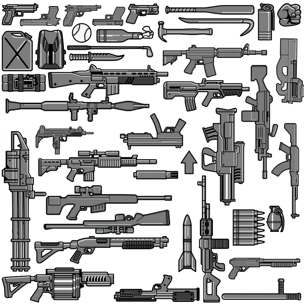 1024x1024 Gta Iv And Eflc Weapon Icons