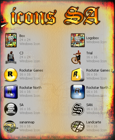 375x454 San Andreas Pc Icons