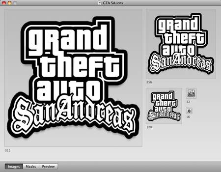 450x350 Gta San Andreas Icon Lineart