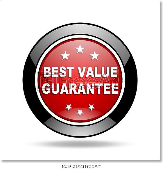 561x581 Free Art Print Of Best Value Guarantee Icon Freeart