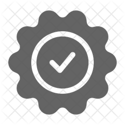 256x256 Guarantee Icon Of Glyph Style